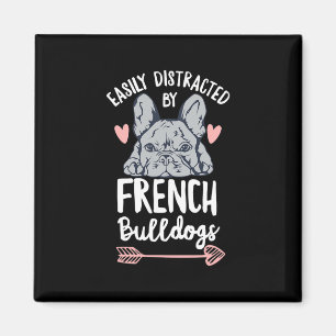 Aimant Conception Bulldog Pour Un Propriétaire Français