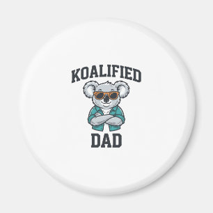 Aimant Conception de chemise Koala Papa Koalifié_1