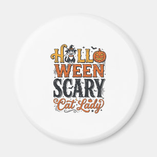 Aimant Conception de chemise pour chat vintage Halloween 