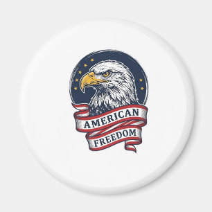 Aimant Conception de chemise vectorielle ruban patriotiqu