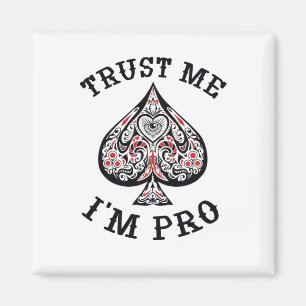 Aimant Conception de citation drôle de joueur de poker