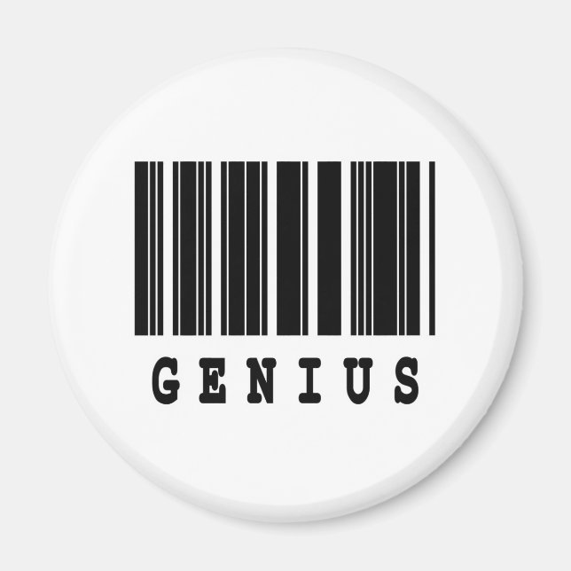 Aimant conception de code-barres géniale (Devant)