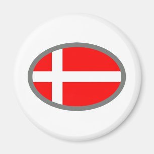 Aimant Conception de cool de drapeau du Danemark !