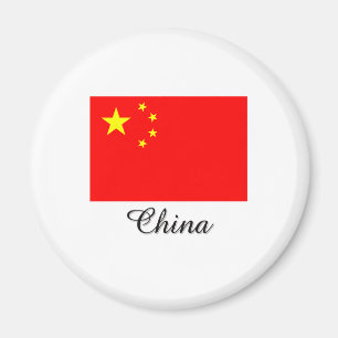 Aimant Conception de drapeau de la Chine