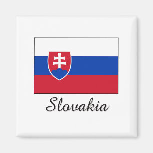Aimant Conception de drapeau de la Slovaquie