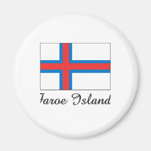 Aimant Conception de drapeau des Iles Féroé