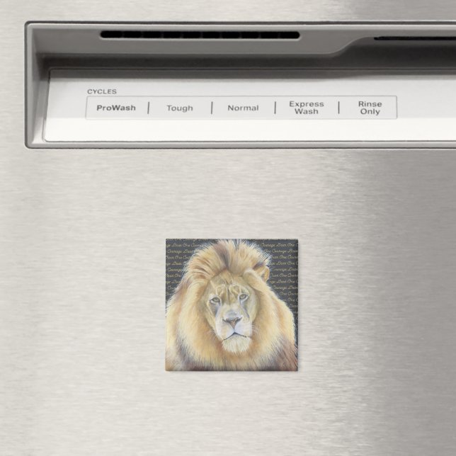 Aimant Conception de lion (In Situ (Lave-vaisselle))