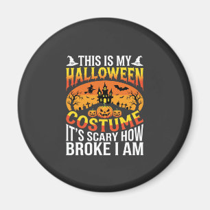 Aimant Conception de maison hantée de costume de Hallowee