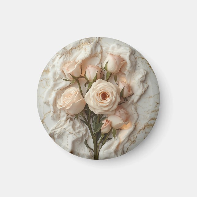 Aimant Conception de rose élégante moderne  (Devant)
