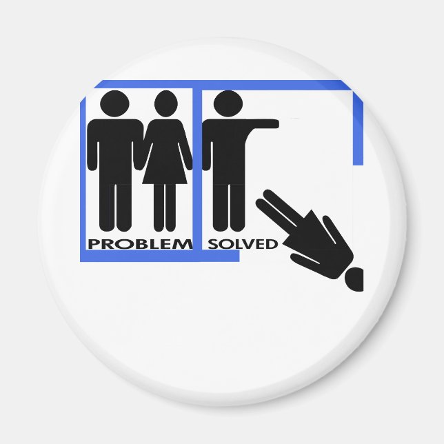 Aimant Conception de rupture et de divorce (Devant)