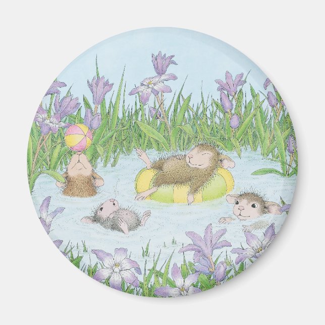 Aimant Conception de souris maison® (Devant)