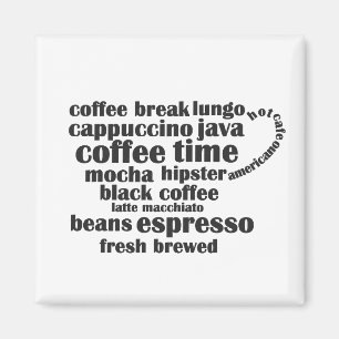 Aimant Conception de tasse de café