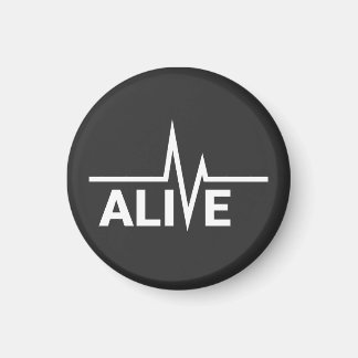 Aimant Conception de texte en temps de coeur vive
