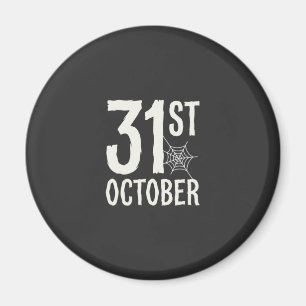 Aimant Conception de toile d'araignée Halloween du 31 oct