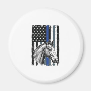 Aimant Conception de vecteur de drapeau de cheval de lign