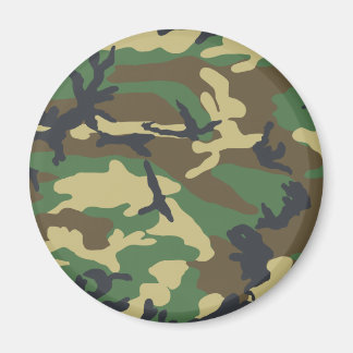 Aimant Conception de Woodland Camouflage