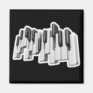 Aimant conception des touches de clavier de piano