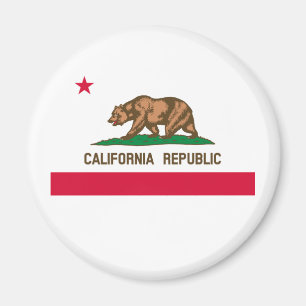 Aimant Conception du drapeau de l'État de Californie
