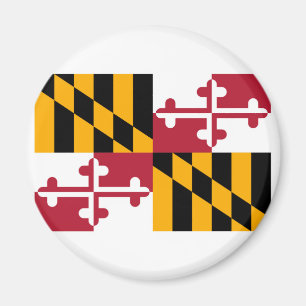 Aimant Conception du drapeau de l'État du Maryland