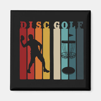 Aimant Conception du parcours de disque rétro | Frisbee L