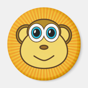 Aimant Conception du visage du singe
