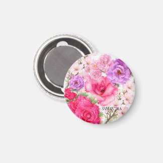 Aimant Conception Florale Personnalisée