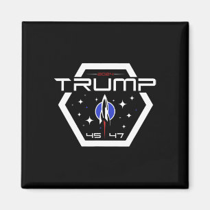 Aimant Conception futuriste rétro Trump 45 47 Trump