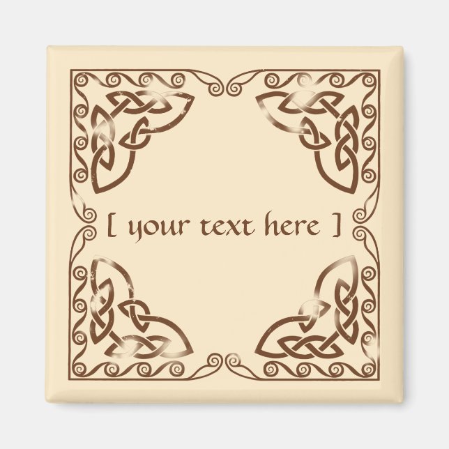 Aimant Conception patinée de la frontière de la tribu des (Devant)