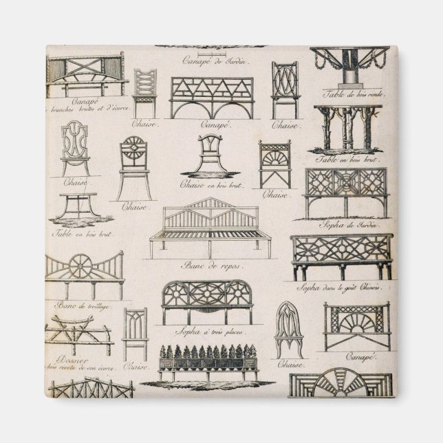 Aimant Conception pour les sièges de jardin, de 'A Compen (Devant)