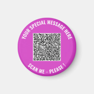 Aimant Concevez votre propre exemple d'aimant de code QR 