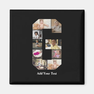 Aimant Concevez votre propre lettre G photo Collage