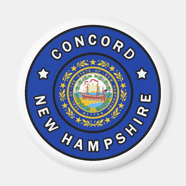 Aimant Concord New Hampshire (Devant)