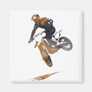 Aimant Concours de moto Sport Challenge Silhouette
