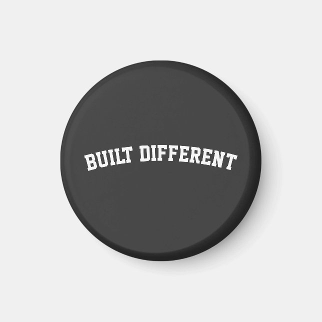 Aimant Conçu Différemment – Affirmation audacieuse de la  (Devant)