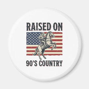 Aimant Conçu pour Chemise Western Cowboy Country 90s_