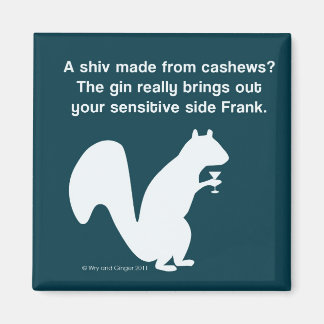 Aimant Confessions de cocktail avec l'écureuil