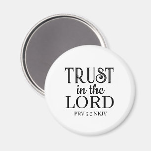 Aimant Confiance dans le Seigneur Bible Verse Noir et Bla