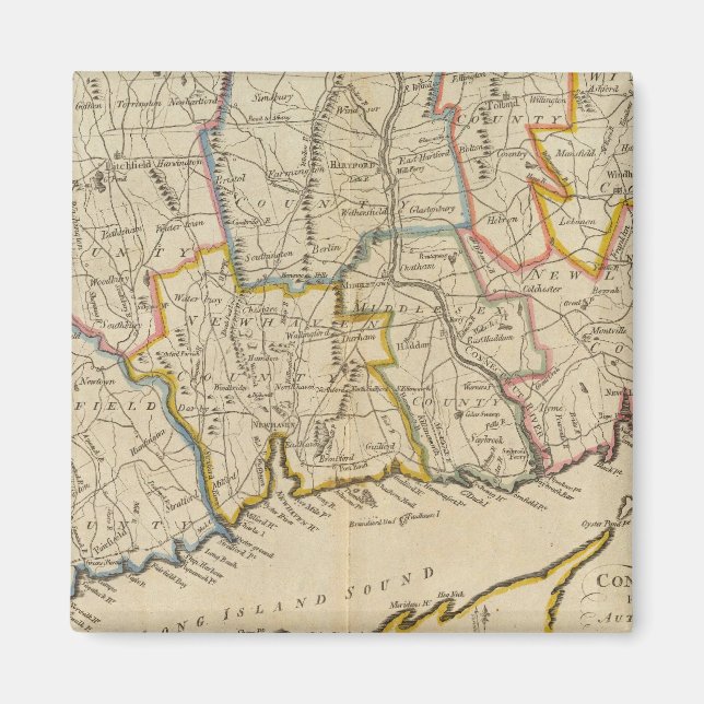 Aimant Connecticut 10 (Devant)