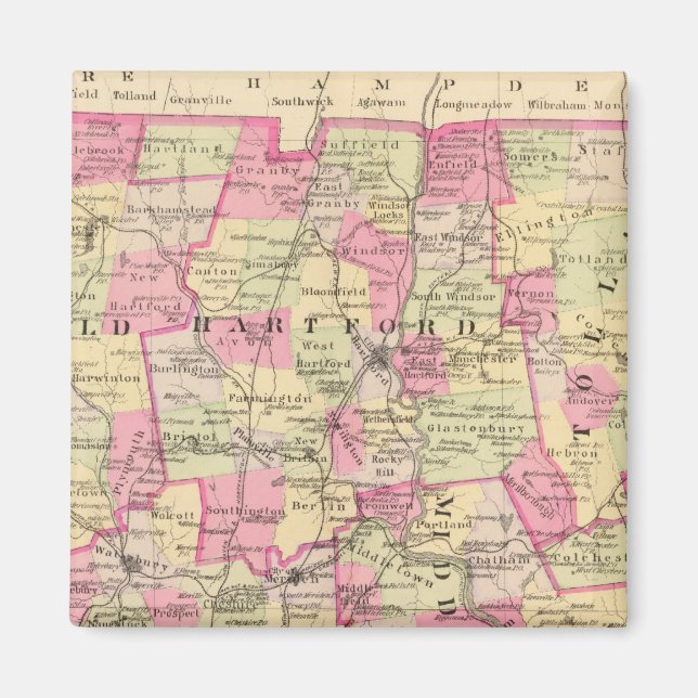 Aimant Connecticut 12 (Devant)