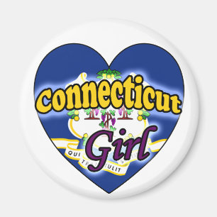 Aimant Connecticut Girl