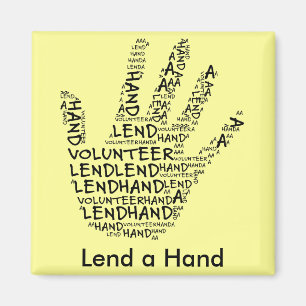 Aimant Conscience volontaire : Prêtez un coup de main