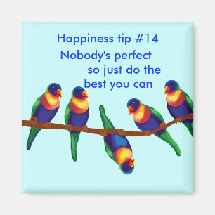 Aimant Conseil Bonheur #14 Personne n'est parfait
