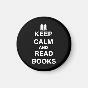 Aimant Conserver le calme et lire les livres