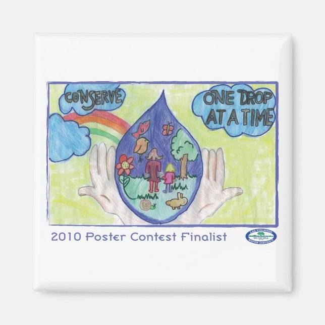 Aimant Conserver - Une goutte à la fois (Devant)