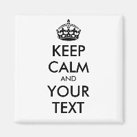 CONSERVEZ CALME et VOTRE TEXTE - texte personnalis
