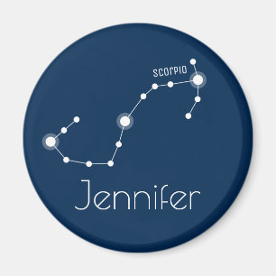 Aimant Constellation Zodiaque Scorpio personnalisée