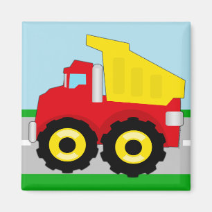 Aimant Construction Dumptruck d'enfants