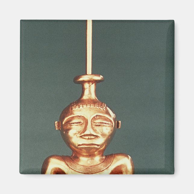 Aimant Conteneur en chaux de l'or de fonte, Quimbaya (Devant)