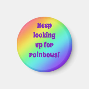 Aimant Continuez à rechercher Rainbows
