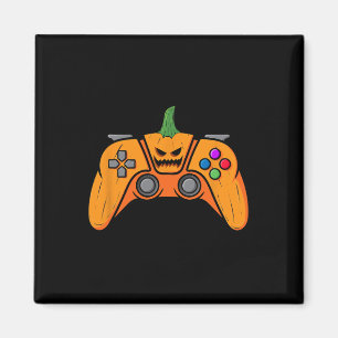 Aimant Contrôleur de jeux vidéo d'Halloween With Pumkin F